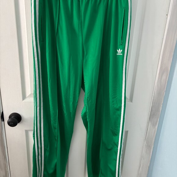Vintage Style Adidas Green Track Pants - Picture 2 of 3
